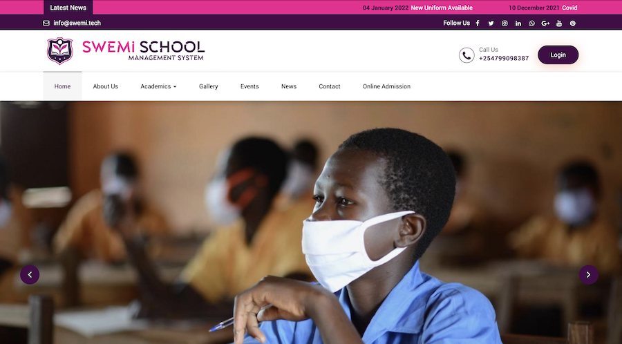 Swemi School | Web & Android App